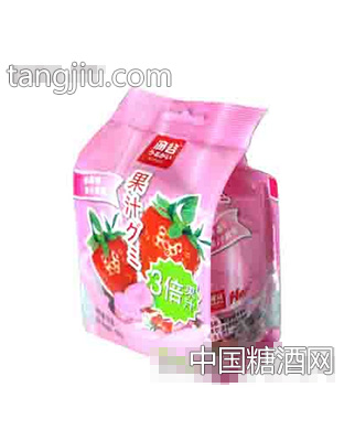 潤(rùn)谷草莓味果汁軟糖