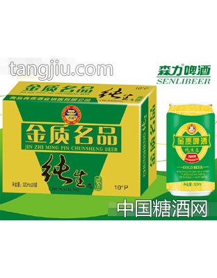 金質名品純生態啤酒（綠盒）320mlX24罐