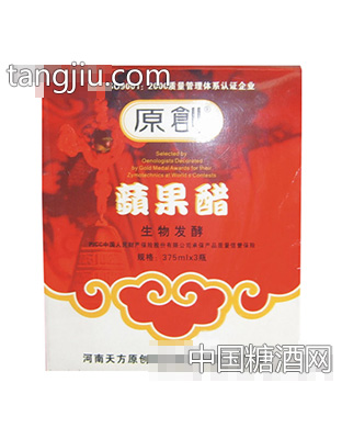 原創375ml蘋果醋飲料【無糖型、健康新活力】禮