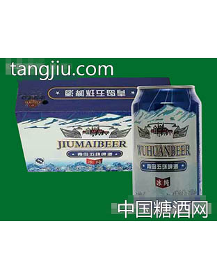 青島五環冰純啤酒320mlx24(易拉罐裝)