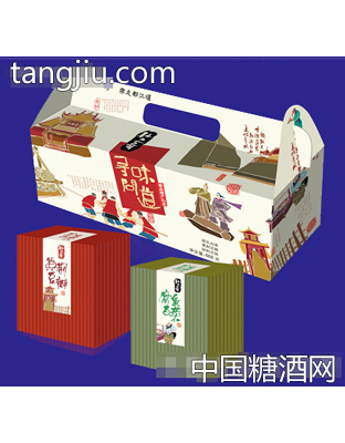 杜二哥“一水泡菜”系列之三聯(lián)手提禮盒