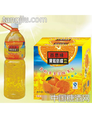 百思緣果粒臍橙1.5L