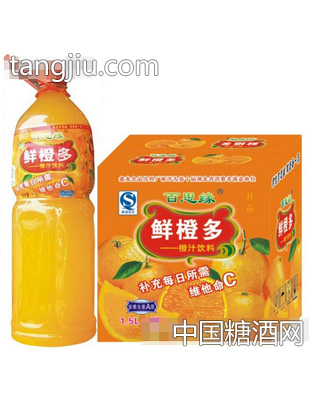 百思緣鮮橙多1.5L