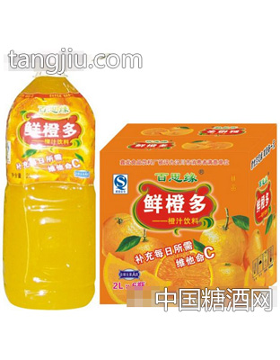 百思緣鮮橙多2L