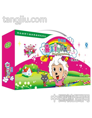 奧特麗喜洋洋與灰太狼乳酸飲料