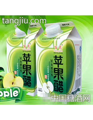 480ml屋頂盒百泉蘋果醋