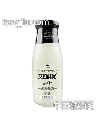 艾拉味優希臘酸奶原味300ml