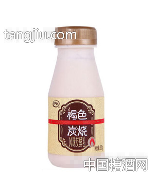 伊利風味發酵乳褐色炭燒酸奶200g