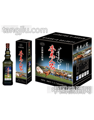 B02 三斤方瓶套馬人家酒