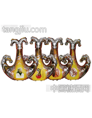 P08奶酒馬、狼、成吉思汗、昭君四馬頭