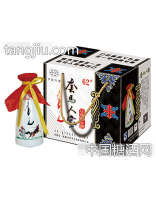 B07套馬人家白瓷壺酒