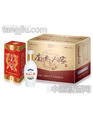 N14套馬人家瓷瓶奶酒