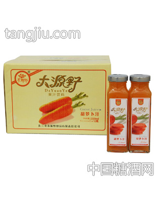 大源野胡蘿卜汁飲料330mlx12瓶