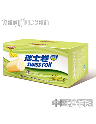 2.5kg珠穆朗瑪瑞士卷(香蕉味)