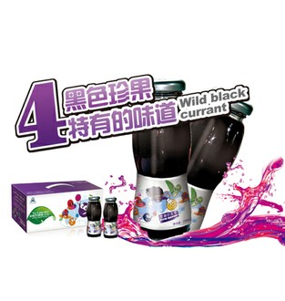 依蘭特產五國城野生黑加侖果漿飲料