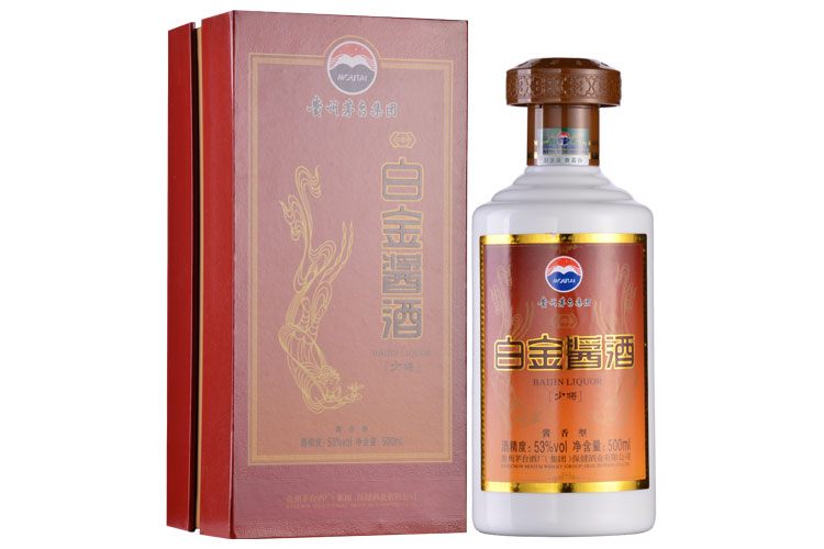 53°茅臺集團白金醬酒（少將）500ml