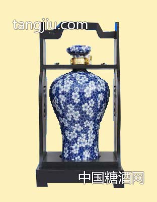 壇裝原漿酒(客家碎花)