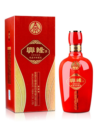 五糧液興隆酒(祝君興旺發(fā)達三星)52度450ml