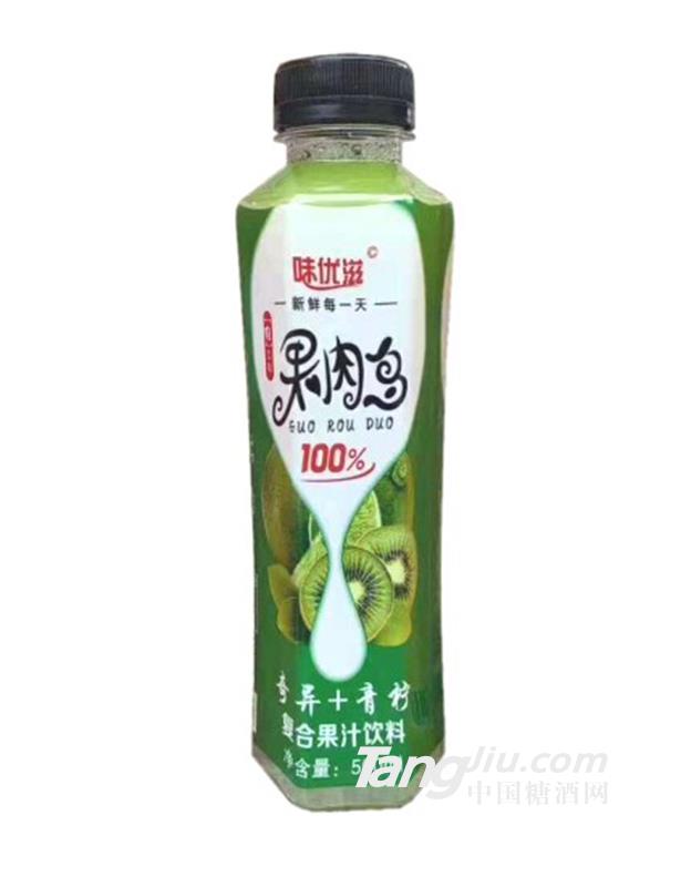味優滋果肉多奇異+青檸500ml