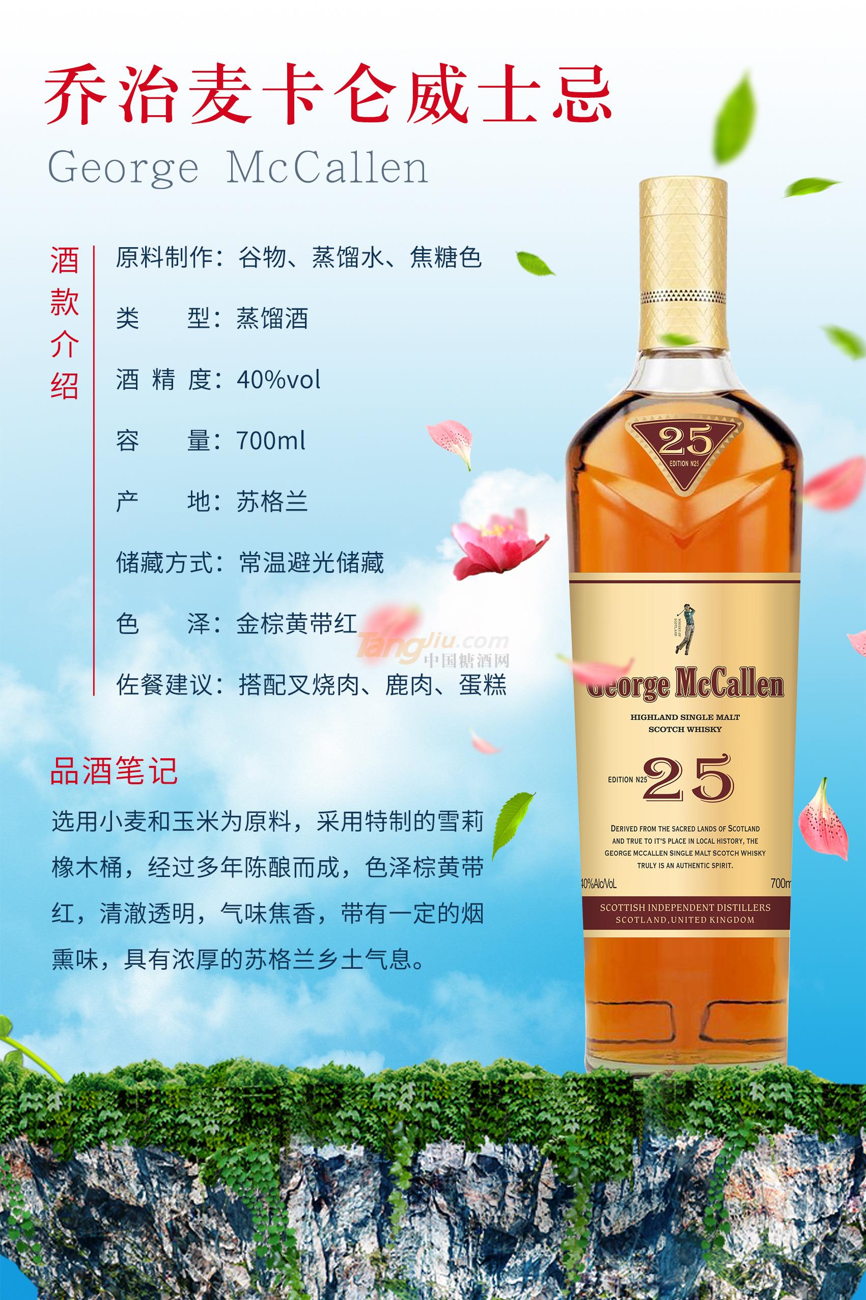 喬治麥卡倫威士忌25產品介紹.jpg 喬治麥卡倫威士忌25產品介紹.jpg