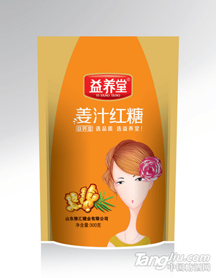 益養堂紅糖300g-姜汁紅糖