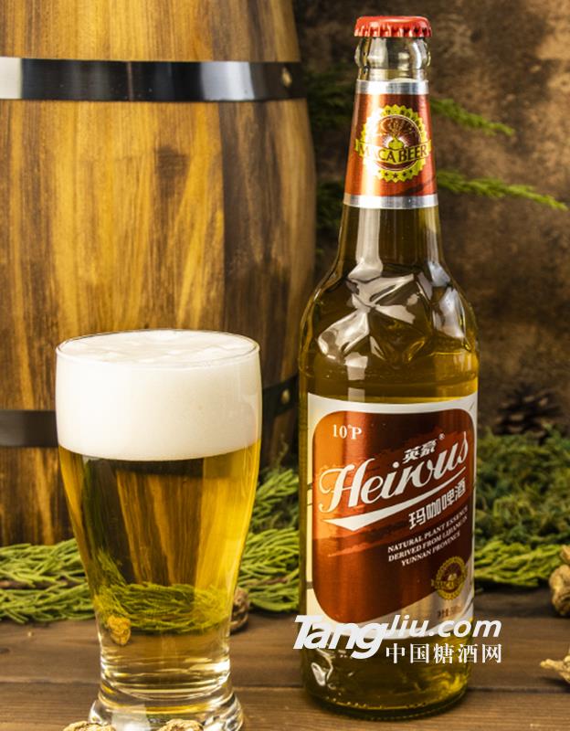 英豪瑪咖啤酒8度500ml瓶裝