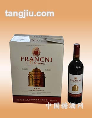 法郎妮·城堡美樂干紅葡萄酒(白盒+瓶)