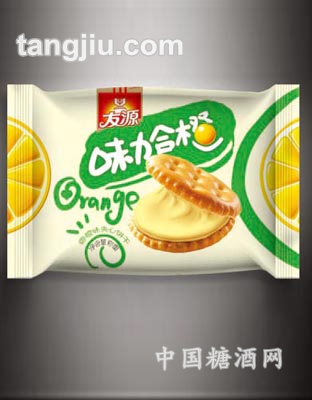 味力合橙夾心餅干