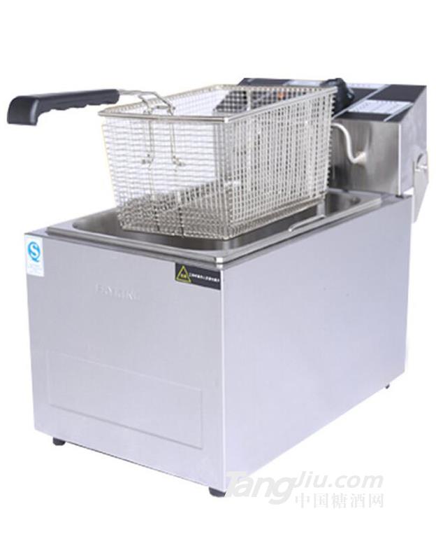 供應臺式雙缸電炸爐加工設備