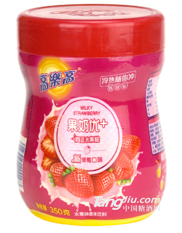 高樂高果奶優新草莓味350g
