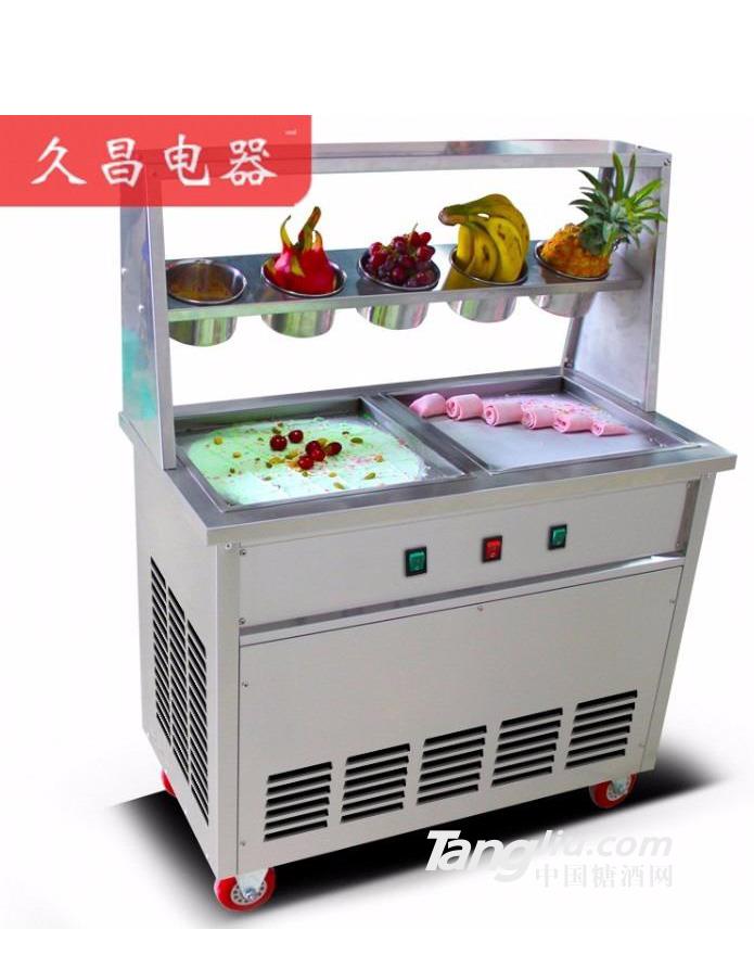 供應全自動商用單鍋炒沙冰機專業加工設備	