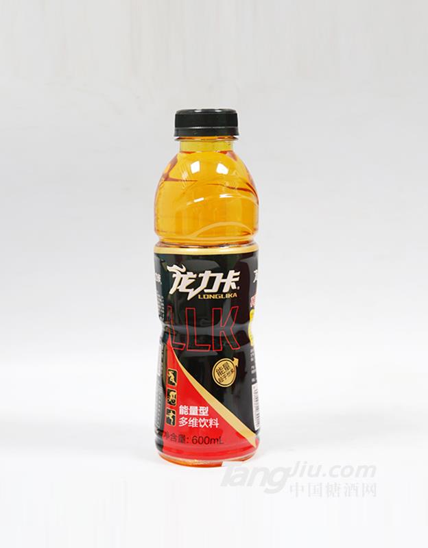 龍力卡能量型多維飲料黑標600ml