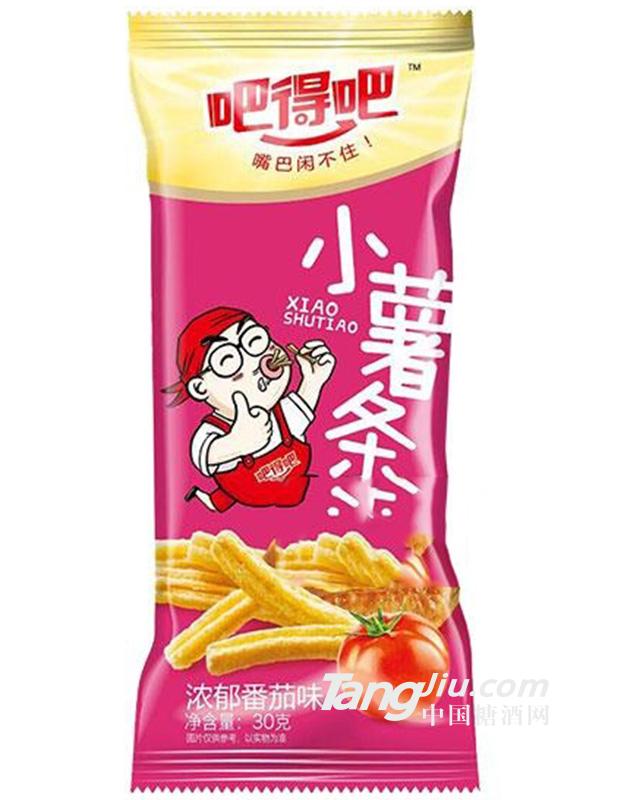 吧得吧小薯條膨化食品濃郁番茄味30g