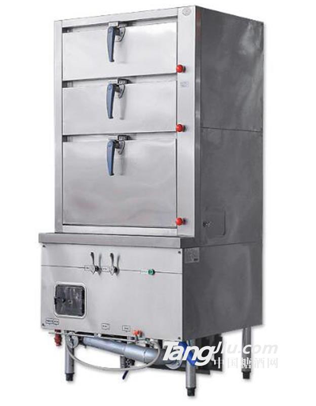 供應節能大型三門蒸柜加工設備