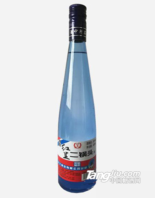 56°-紅呈二鍋頭酒藍瓶-480ml