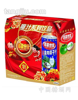 245mlx12罐椰汁吉慶大禮盒