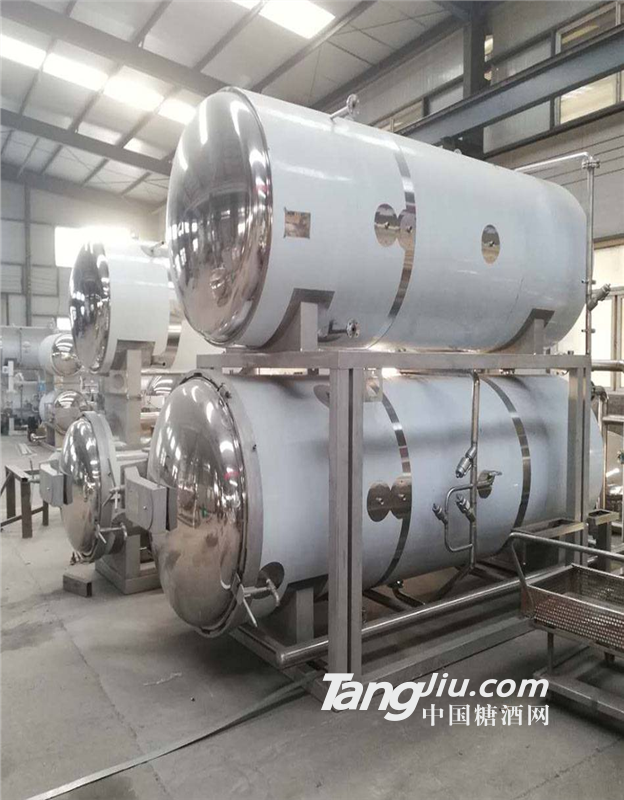 鹵蛋高溫鍋，高溫高壓釜，臥式鴨蛋鍋